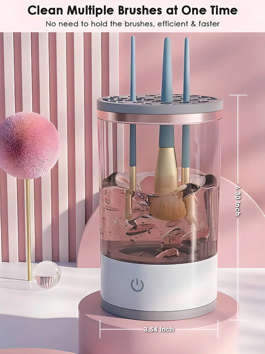 Portable Electric Women's Makeup Brush Cleaner