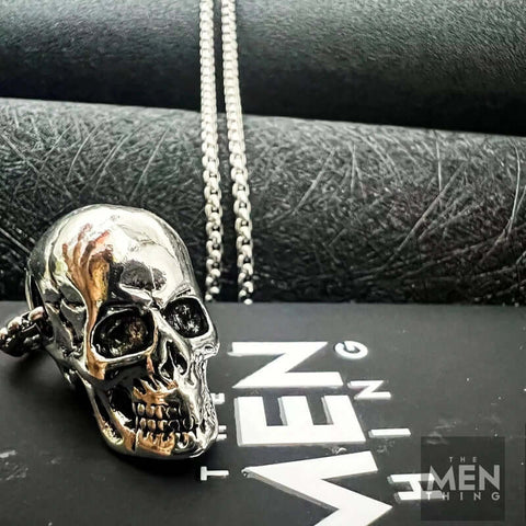 SKULL HARD (T) - Pure Titanium Steel Pendant