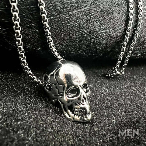 SKULL HARD (T) - Pure Titanium Steel Pendant