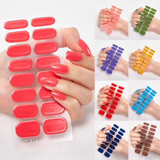 🔥Last Day Sale 30% Off 🔥 Different Design Gel Nail Stickers (PACK OF 36)
