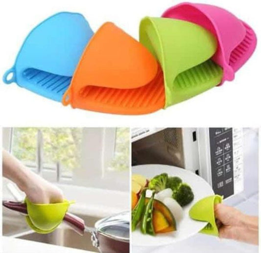 Silicone Heat Resistant Gloves Clips   (Pack of 2)